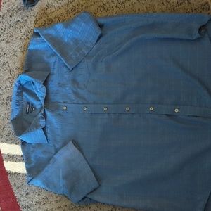 Men's lightweight shorts sleeve button down beautiful shirt size XXL